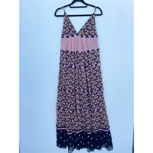 NWT Verb by Pallavi Singhee floral maxi dress Sz S